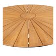 Cleveland Round Garden Dining Table - 4 Seater - 130cm - Teak Wood