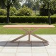 Sicily Garden Dining Table - Latte - Sizes Available