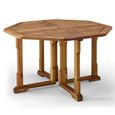 Redcliffe Garden Dining Table - 4 Seater - 120cm - Gateleg - Octagon - Acacia Wood