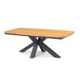Jakarta Garden Teak Oval Dining Table - 10 Seater - 220cm - Charcoal