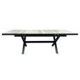 Vienna Garden Extending Dining Table - 4-6 Seater - 182.4cm-243.3 - Charcoal