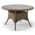 Arlington Dining Table - 4 Seater - 120cm - Round - Luxury Rattan