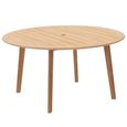 Dana Garden Dining Table - 4 Seater - 140cm - Round - Teak Wood
