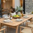 Dana Garden Dining Table - 8 Seater - 215cm - Teak Wood