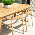 Dana Garden Dining Table - 8 Seater - 215cm - Teak Wood
