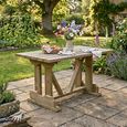 Ergo Garden Dining Table - 4 Seater - 120cm - Redwood