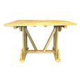 Ergo Garden Dining Table - 4 Seater - 120cm - Redwood
