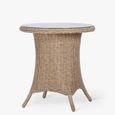 Brayford Outdoor Bistro Dining Table Natural Rattan