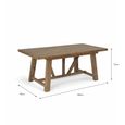Chilford Outdoor Solid Wood Dining Table Small