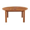 Churn Outdoor Teak Round Table - 160cm