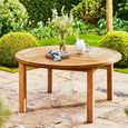 Churn Outdoor Teak Round Table - 160cm