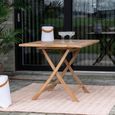 Oviedo Garden Dining Table - 4 Seater - Teak Wood - 120cm