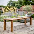 St Mawes Outdoor Refectory Table 10 Seater Reclaimed Teak Wood