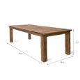 St Mawes Outdoor Table Reclaimed Teak Wood