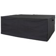 Luxury Dining Set Cover - Black Fabric
