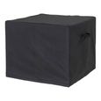 Luxury Fabric Cover - Black - 3 Set