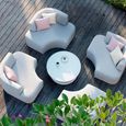 Snug Lifestyle Suite Garden Daybeds - Sofa Set - Rising Table - Oatmeal