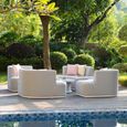 Snug Lifestyle Suite Garden Daybeds - Sofa Set - Rising Table - Oatmeal