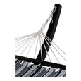 Tripoli Hammock - Grey - Fabric - Black Wooden Stand