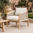 Roma Garden Lounge Set - 5 Seater - Triple Sofa with Coffee Table