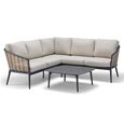 Pavilion Corner Lounge Set - with Coffee Table - Rattan