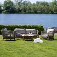 Hunterton Lounge Set - 2 Seater - Acacia Wood and Rope