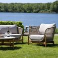 Hunterton Lounge Set - 2 Seater - Acacia Wood and Rope
