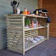 Garden - BBQ & Pizza Creation Station - Heavy Duty - Timber Wood