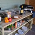 Garden - BBQ & Pizza Creation Station - Heavy Duty - Timber Wood