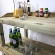 Garden - BBQ Prep Table - Timber Wood