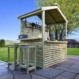 Buxton Garden Bar Set - Timber Wood
