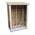 Churnet Valley Heavy Duty Redwood Garden Log Store 6x4