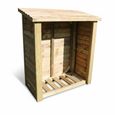 Churnet Valley Heavy Duty Timber Wood Garden Log Store 5x4