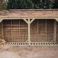 Churnet Valley Redwood Garden Log Store 6x12