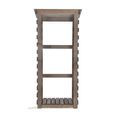 Aldsworth Outdoor Log Store Tall Natural Wood