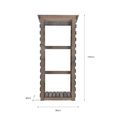 Aldsworth Outdoor Log Store Tall Natural Wood