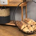 Belfort Round Metal Log Rack
