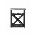 Moreton Outdoor Black Cross Log Store Small