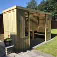 Churnet Valley Riviera Enclosed Timber Wood Garden Room