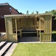 Churnet Valley Riviera Enclosed Timber Wood Garden Room