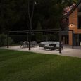 Como Outdoor Pergola - Large - Grey Aluminium