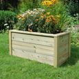 Garden Trough Planter - Timber Wood