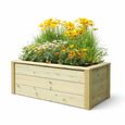 Garden Trough Planter - Timber Wood