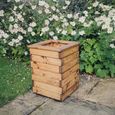 Garden Planter - Tall - Square - Redwood