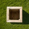 Deluxe Garden Planter - Square - Timber Wood
