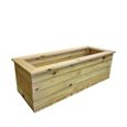 Deluxe Garden Trough Planter - Large - Timber Wood