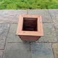 Garden Planter - Tall - Square - Redwood