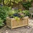 Elegant Garden Planter - Trough - Timber Wood