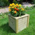 Garden Planter - Square - Timber Wood