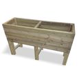 Raised Super Heavy Duty Veg Garden Trough - 180cm - Redwood